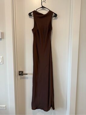 Azazie Ganache Allettie Bridesmaid Dress